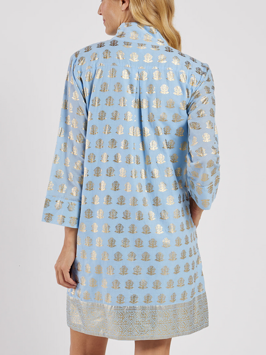 Multi Colors Helen Dress Cotton Voile