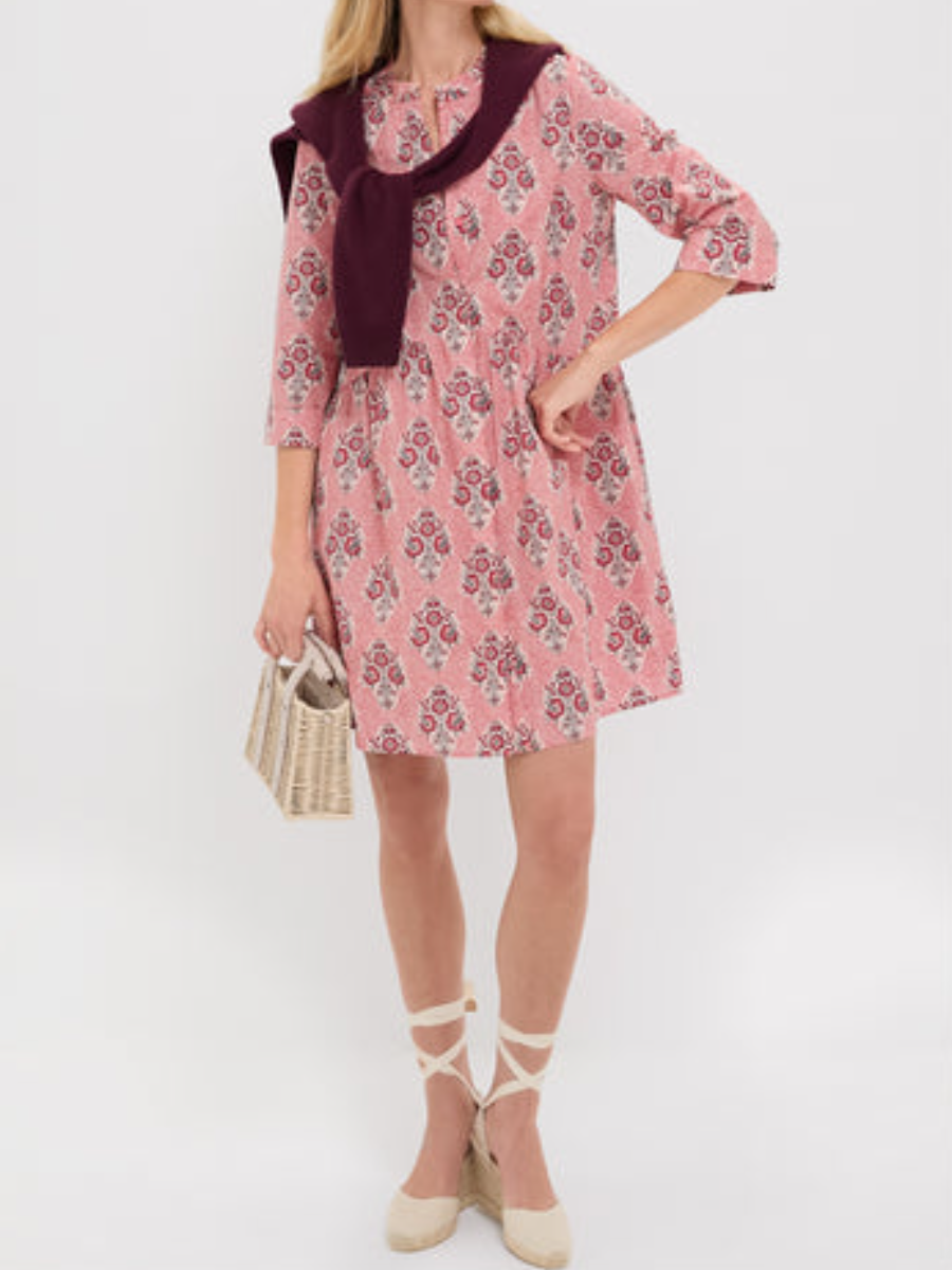 Scarlet Sonata Royal Shirt Dress