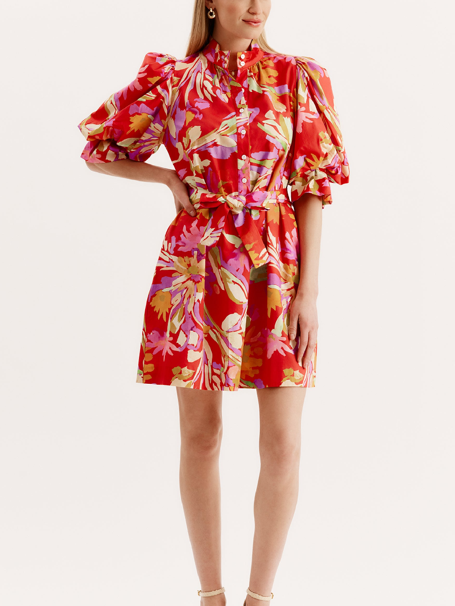 Lydia Tiger Lily Floral Midi Dress