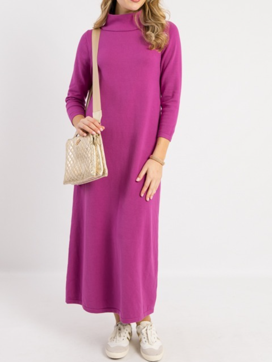 Comfy Multicolor Sweater Dress