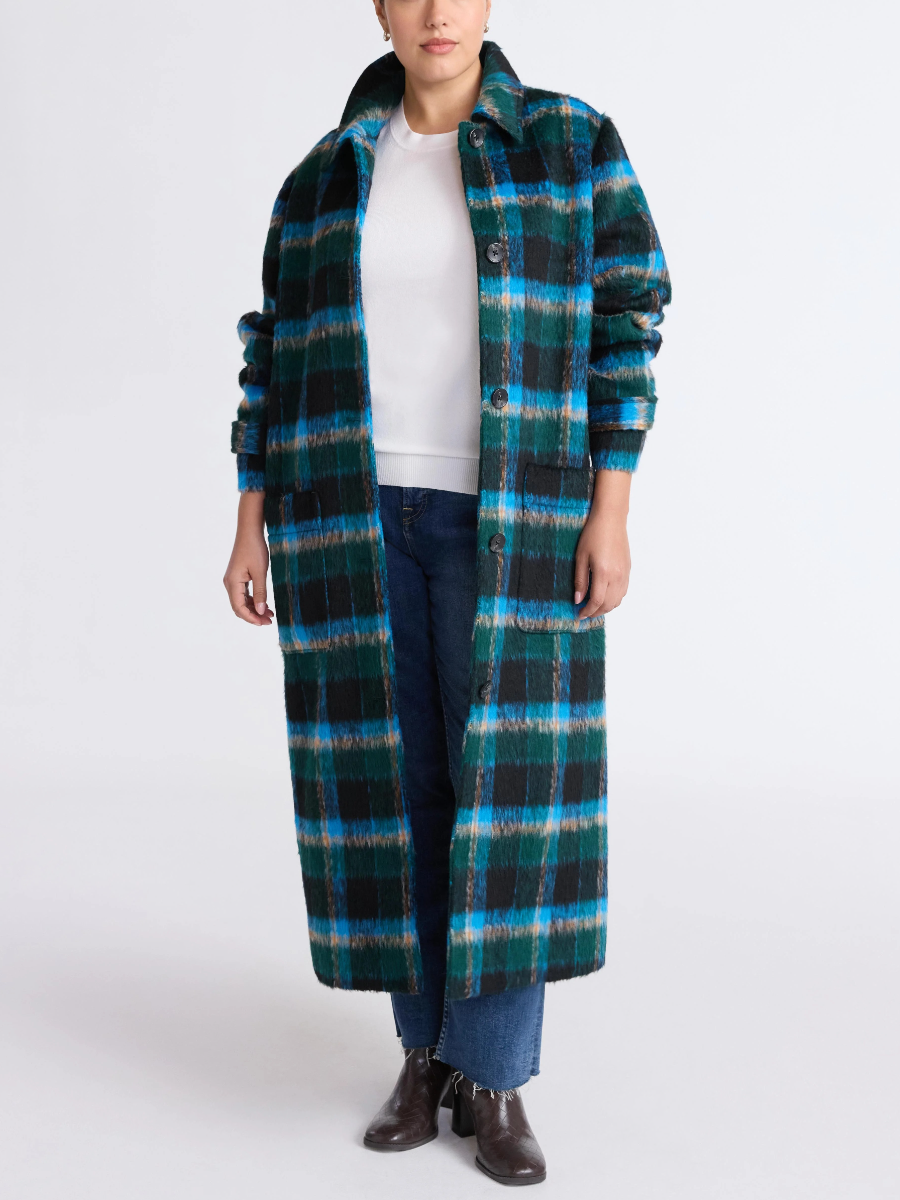 Long Wool Blend Coat