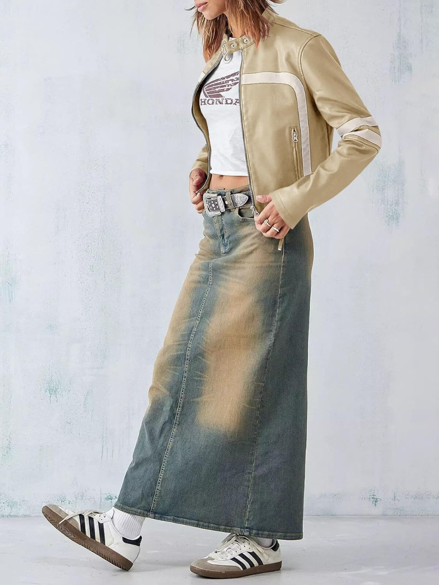 Women’s Zip Up Faux Leather Jackets