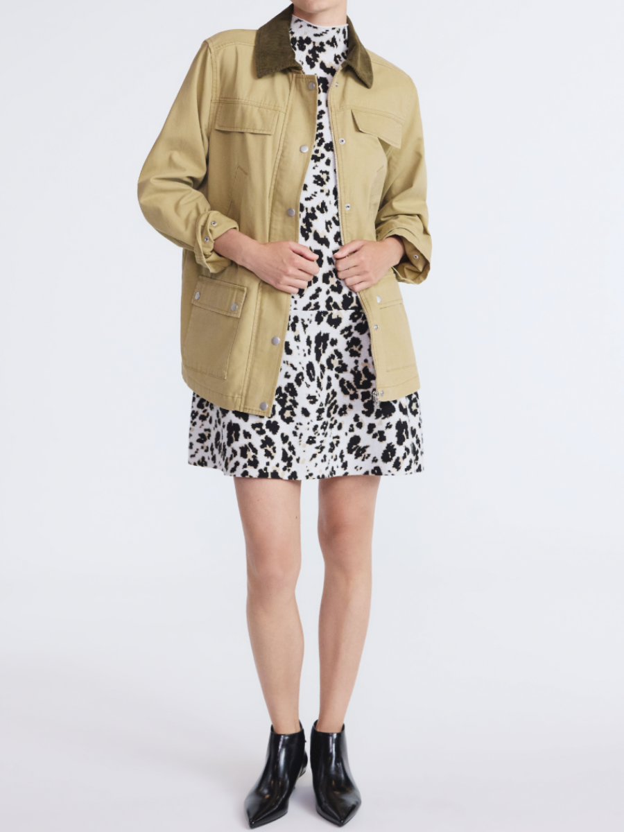 Cotton Oversized Cargo Barn Jacket