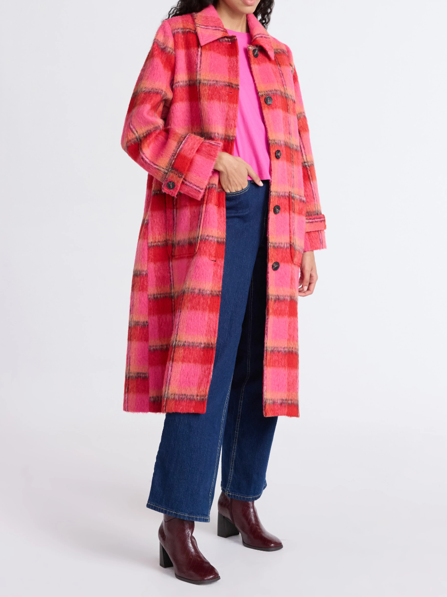 Long Wool Blend Coat