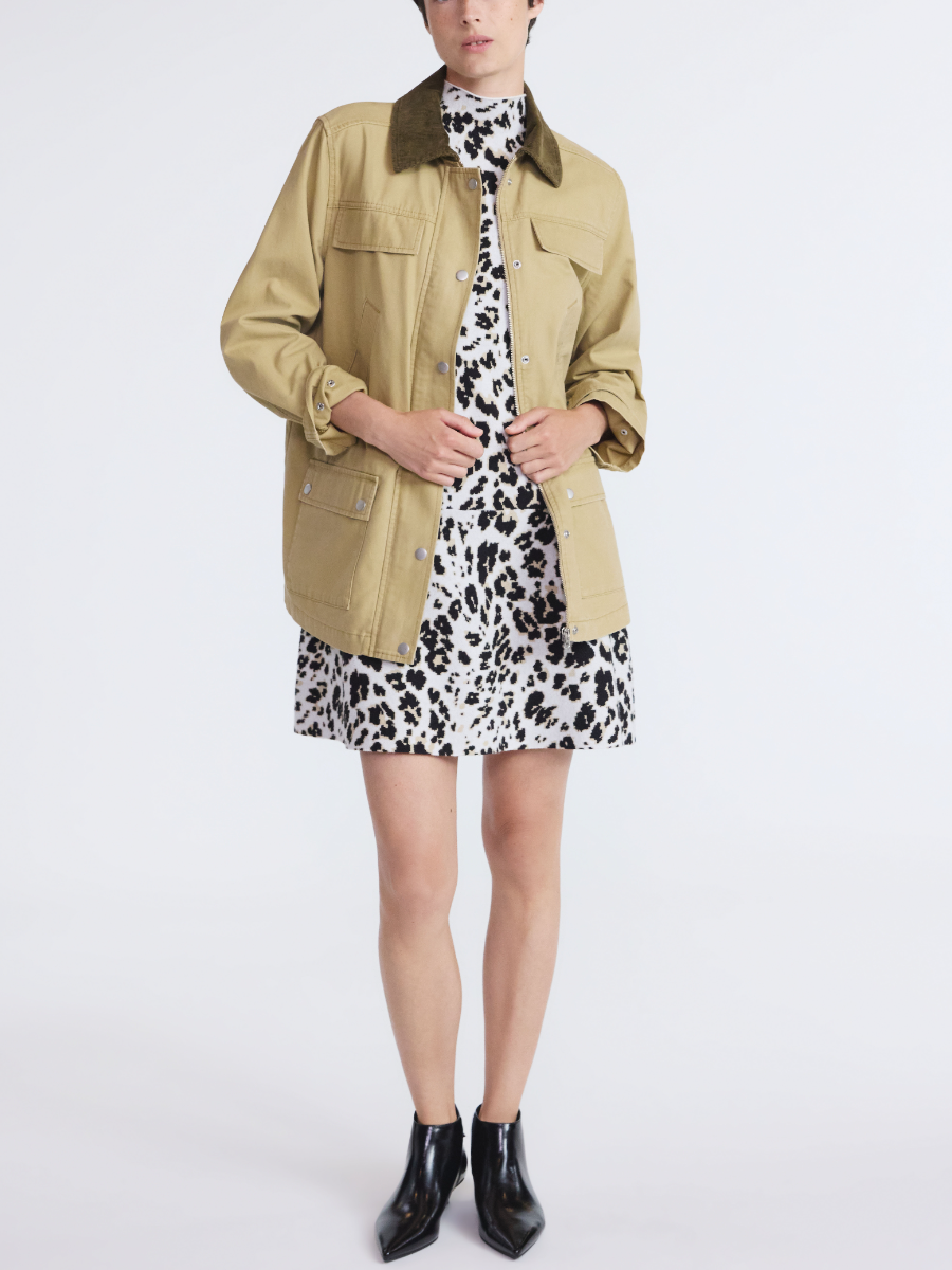 Cotton Oversized Cargo Barn Jacket