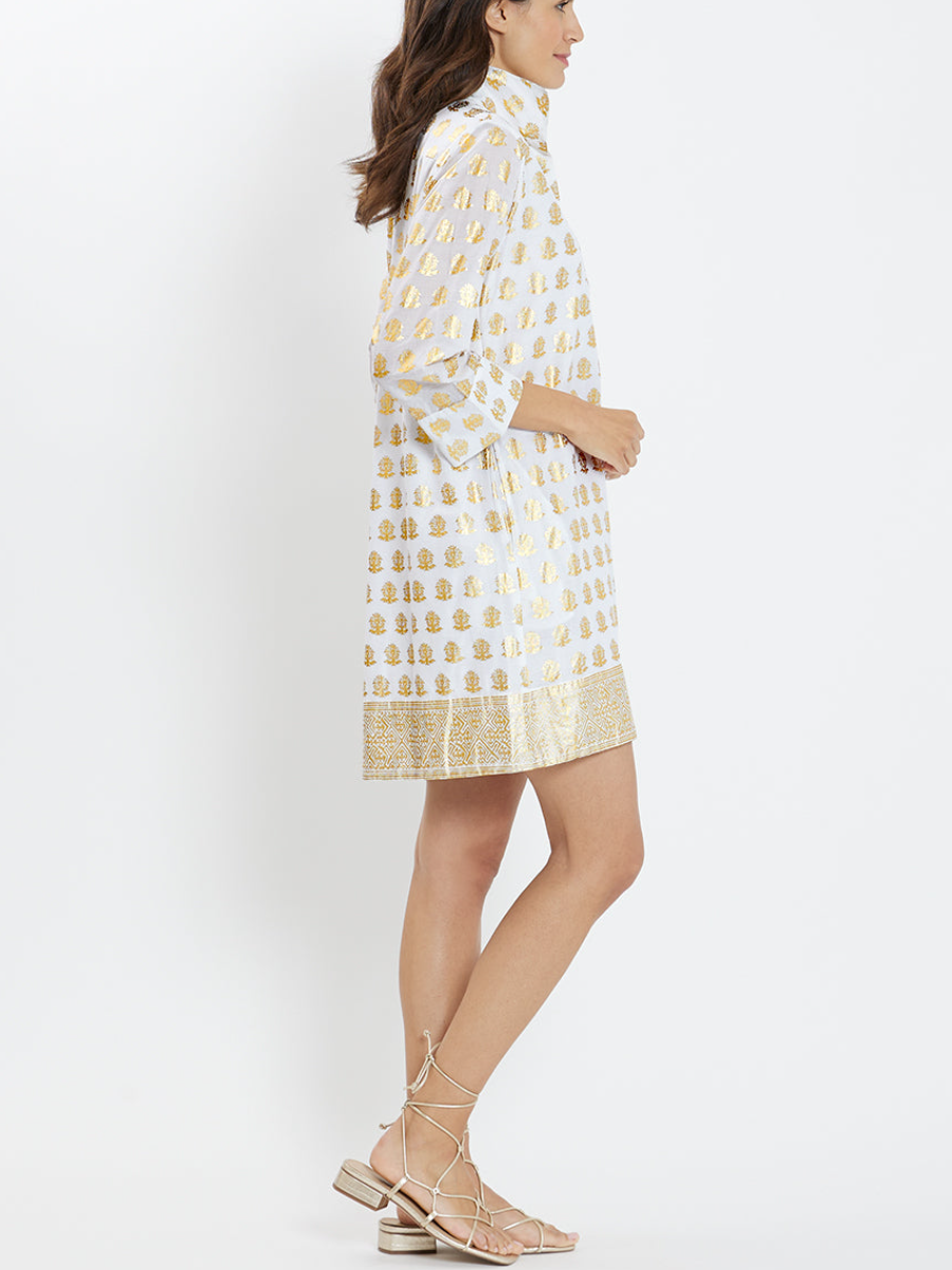 Multi Colors Helen Dress Cotton Voile