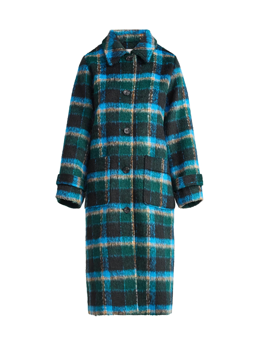 Long Wool Blend Coat