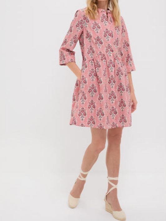 Scarlet Sonata Royal Shirt Dress