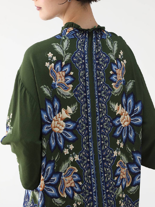 Long Garden Chintz Maxi Dress