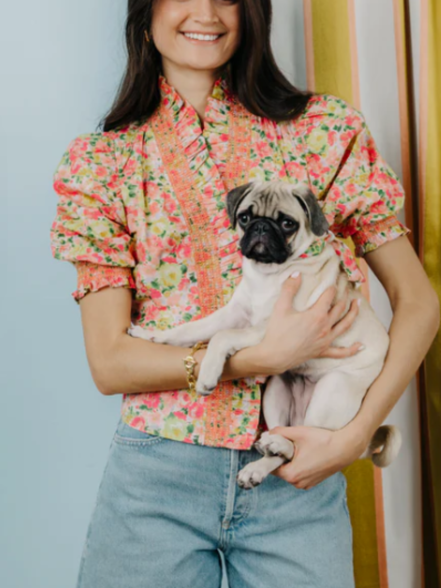 Summer Multicolored Fabric Top