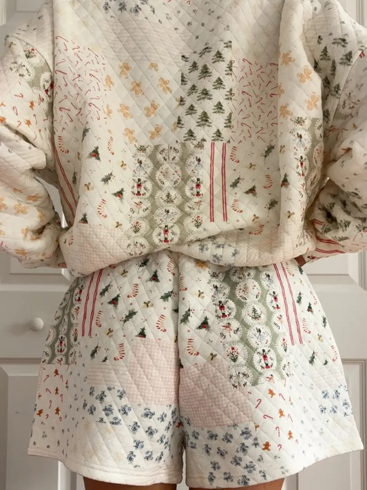 Christmas Holiday Quilted Bottoms