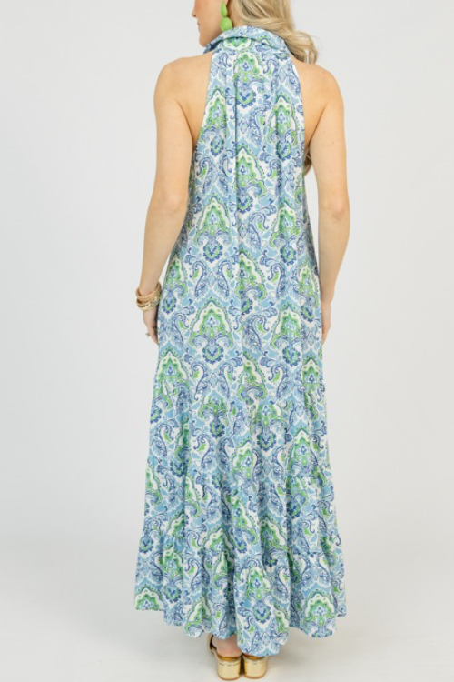 Blue Spring Florence Midi Dress