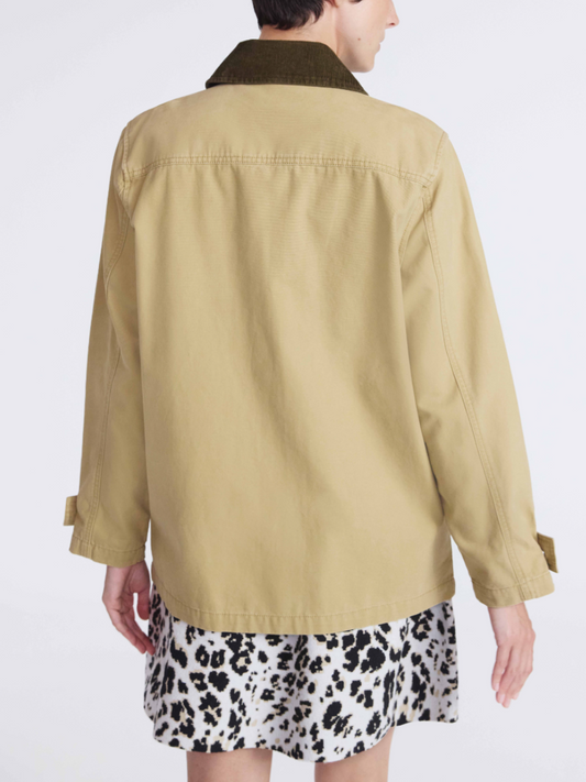 Cotton Oversized Cargo Barn Jacket