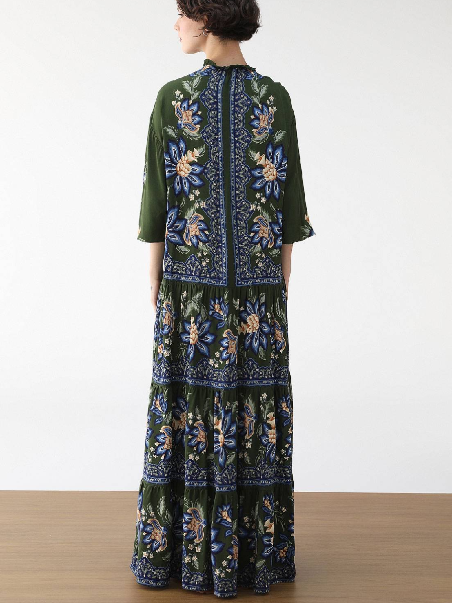 Long Garden Chintz Maxi Dress