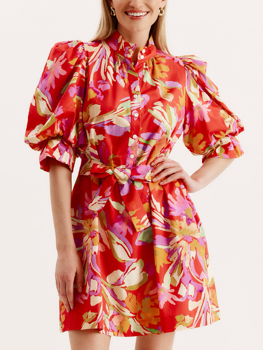 Lydia Tiger Lily Floral Midi Dress