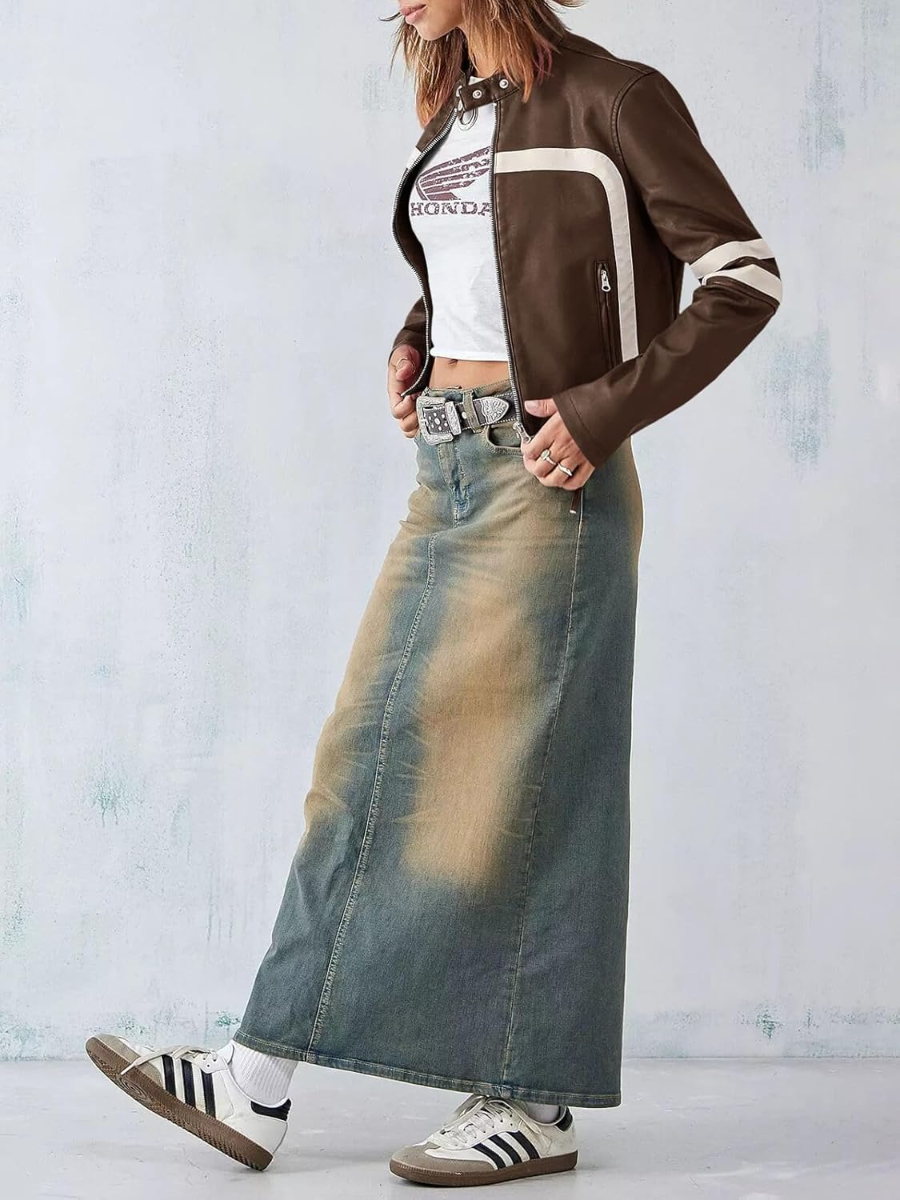 Women’s Zip Up Faux Leather Jackets