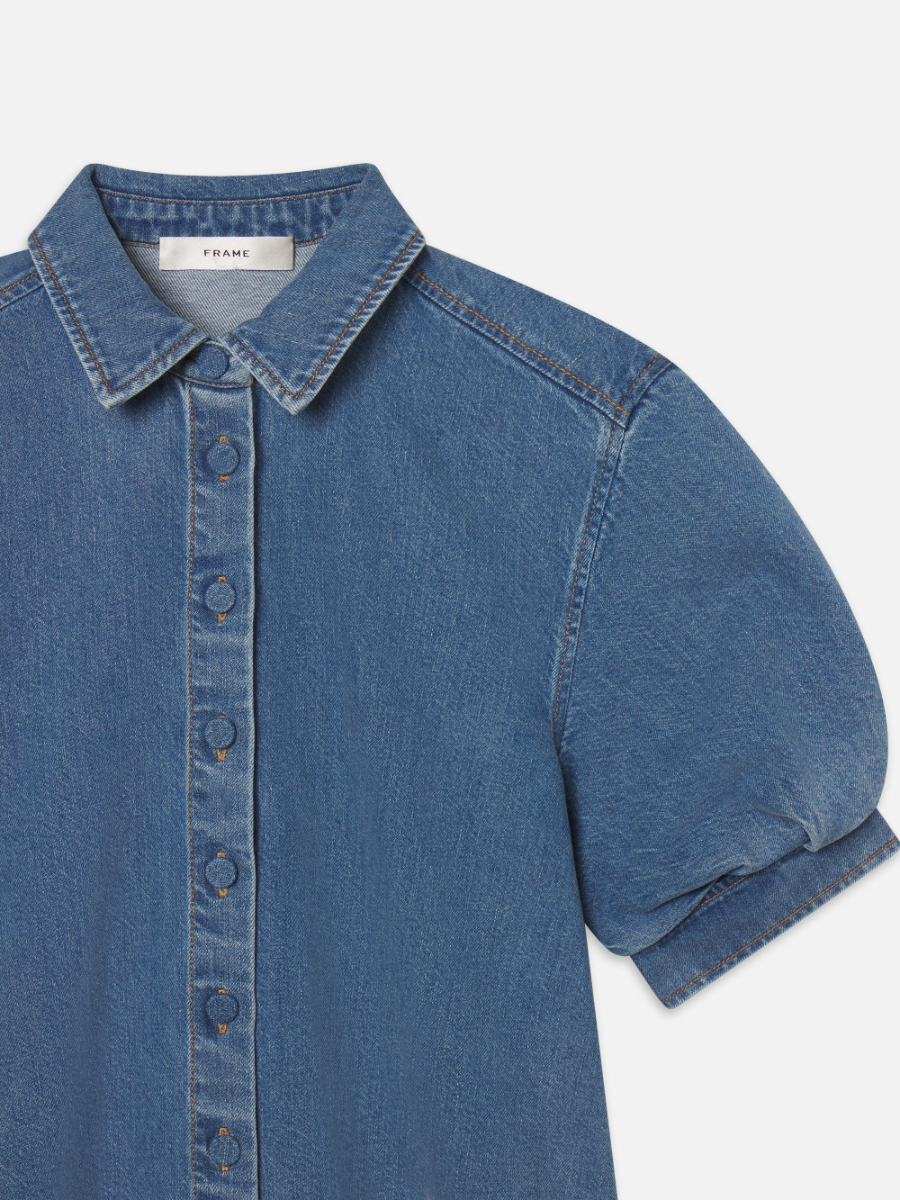 The Billow Sleeve Shirt In Subtle