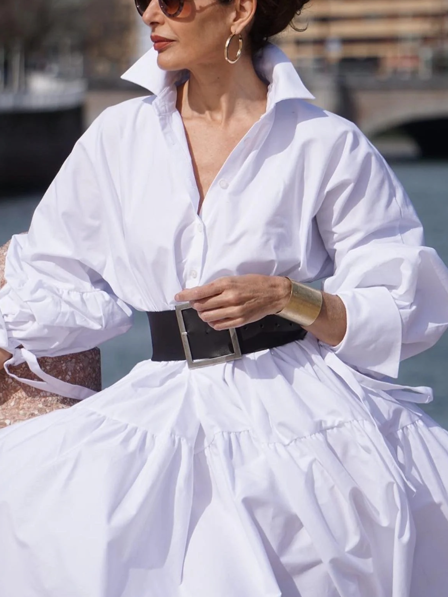 Stylish Charlotte White Dress
