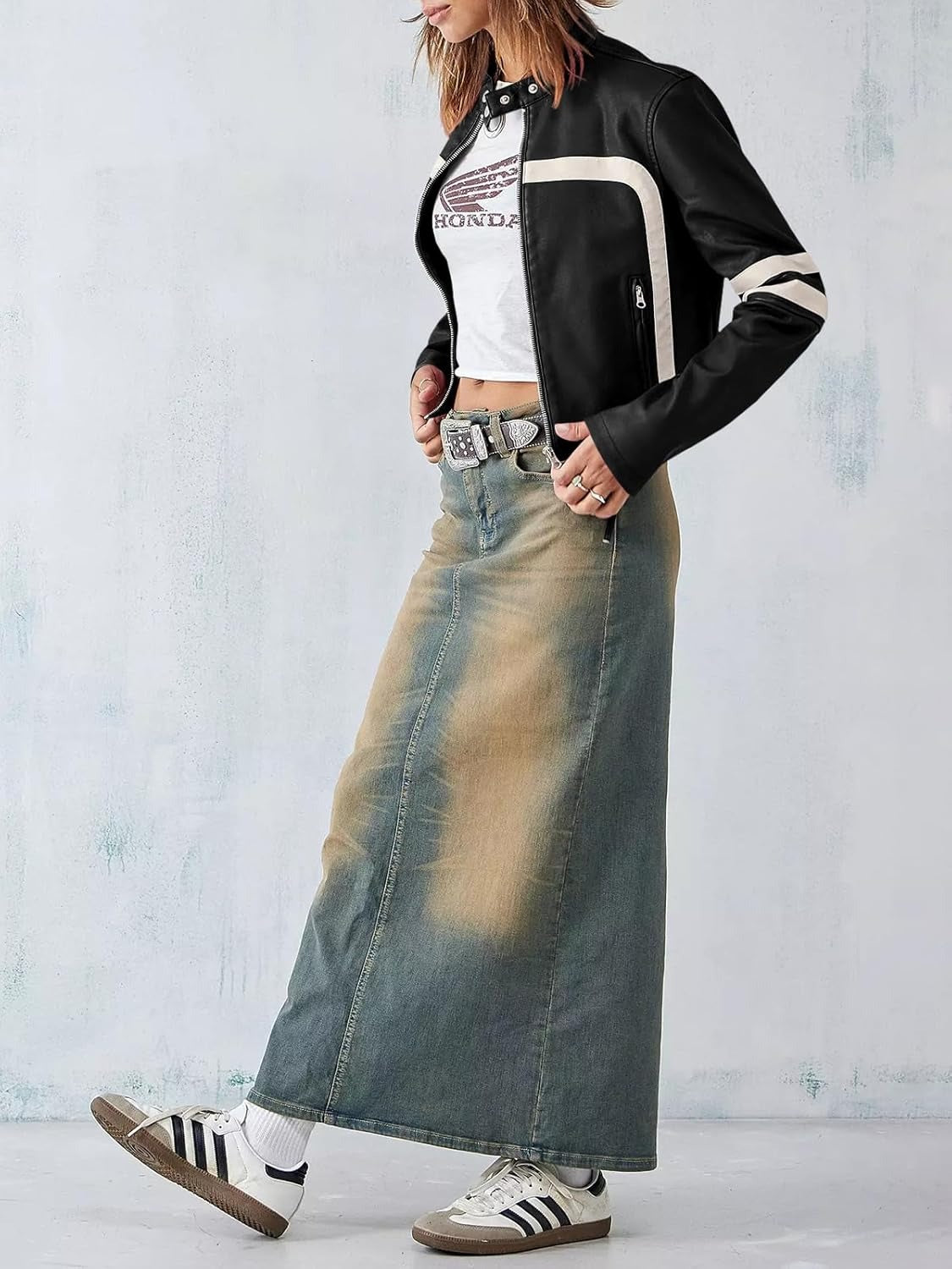 Women’s Zip Up Faux Leather Jackets