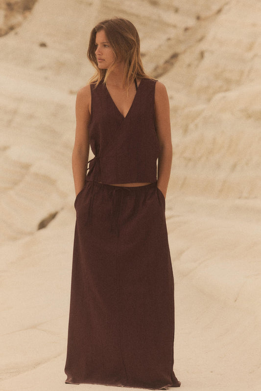 Elegant Pleat-Effect Set Dress