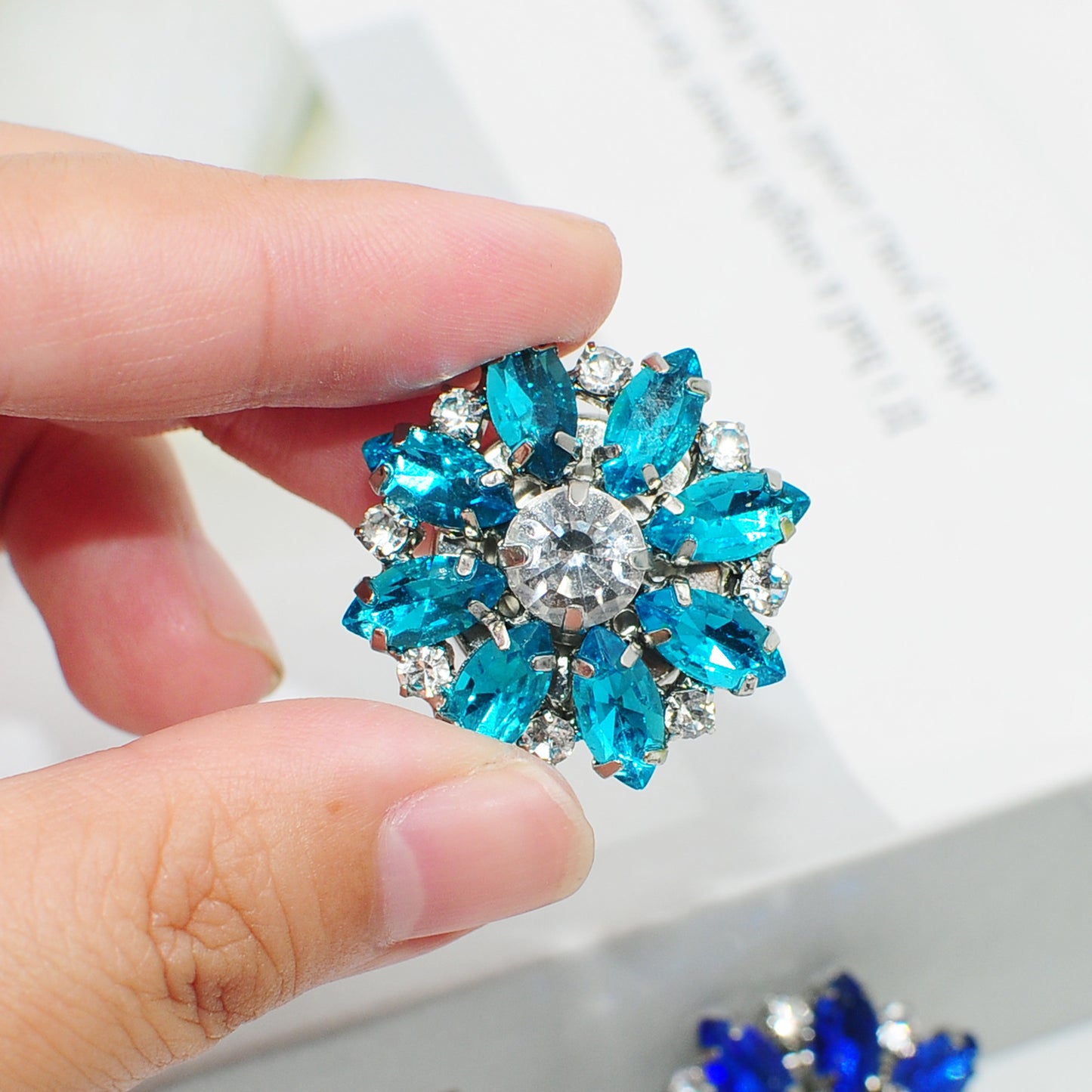 Dazzle Rhinestone Button Covers