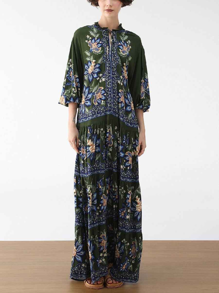 Long Garden Chintz Maxi Dress