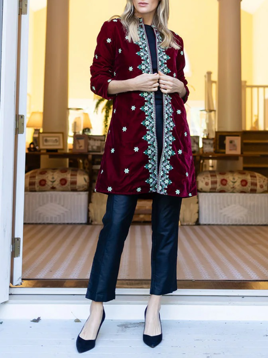 Scarlet Velvet Jacket