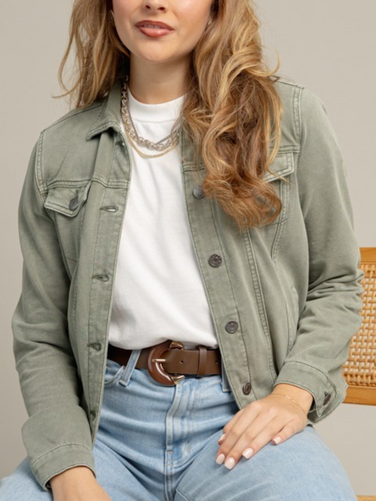 Soft Stretch Denim Jacket