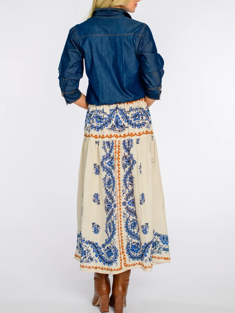 Carter Denim Top