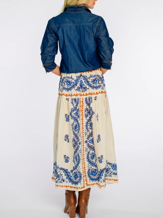 Carter Denim Top