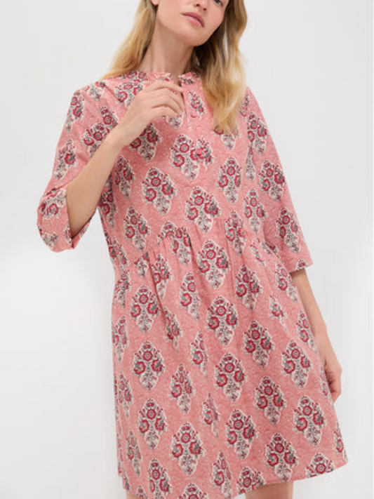 Scarlet Sonata Royal Shirt Dress