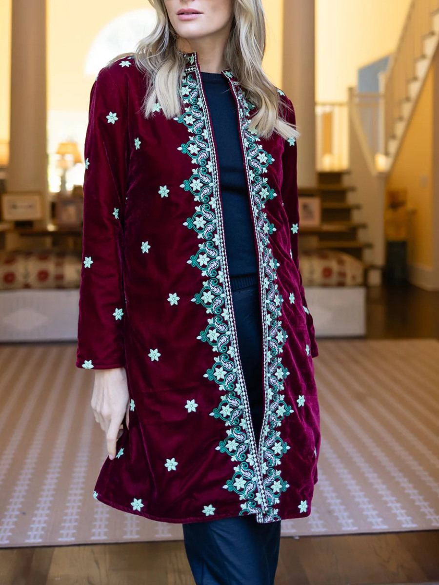 Scarlet Velvet Jacket