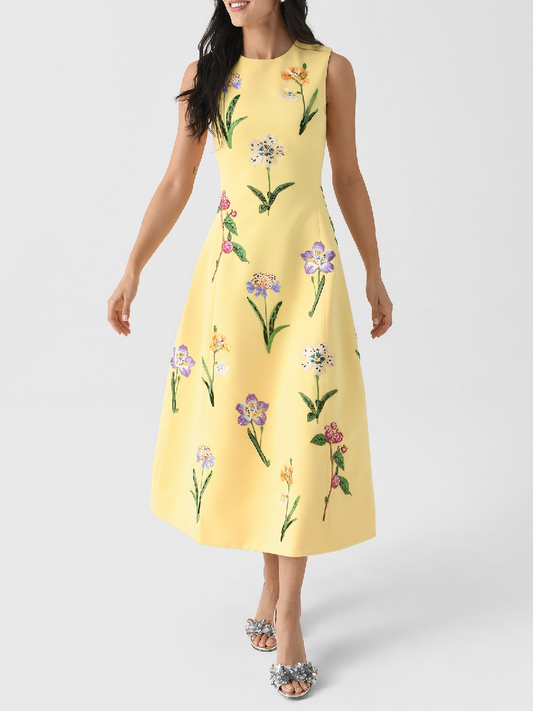 Women's Cleo Sleeveless Midi Dress