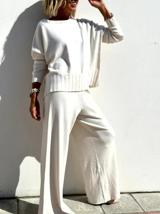 Casual Comfy Kinitted Sweater Suit